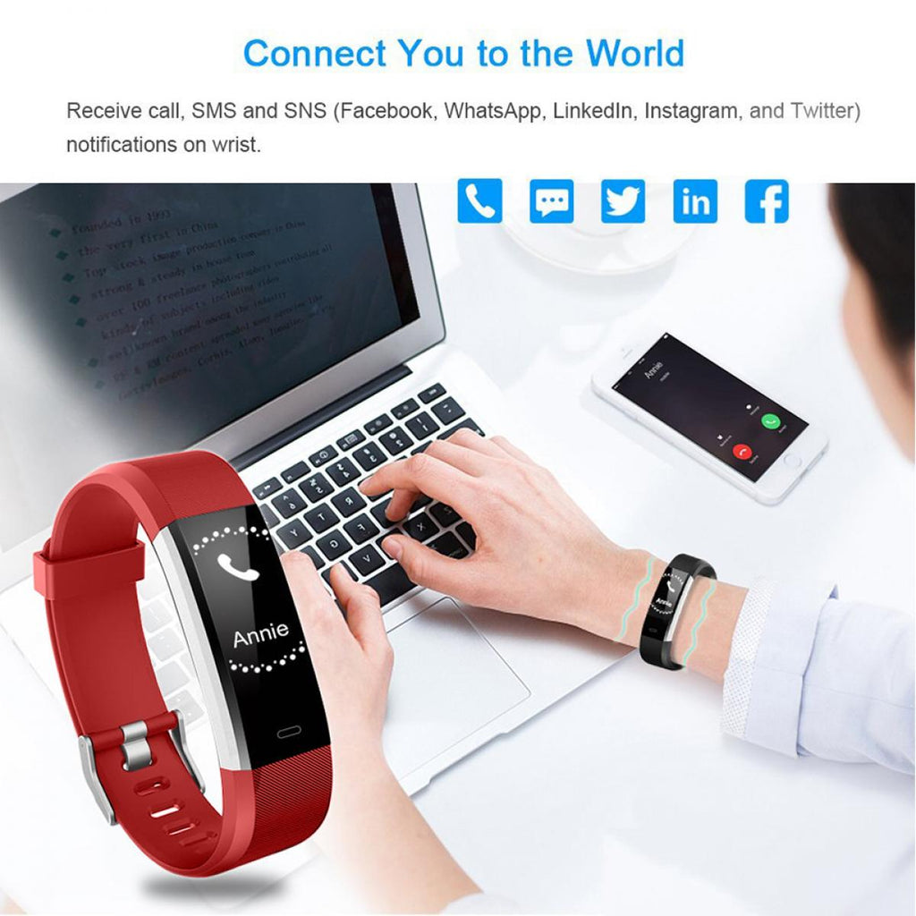 KENTFAITH 01A00074R ID115HR PLUS Smart Bracelet Fitness Tracker