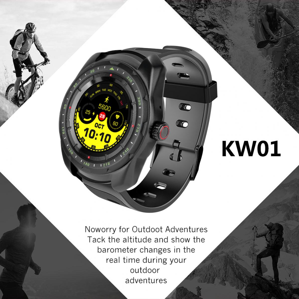 KENTFAITH 01A00123B Kingwear KW01 Smartwatch IP68 Waterproof