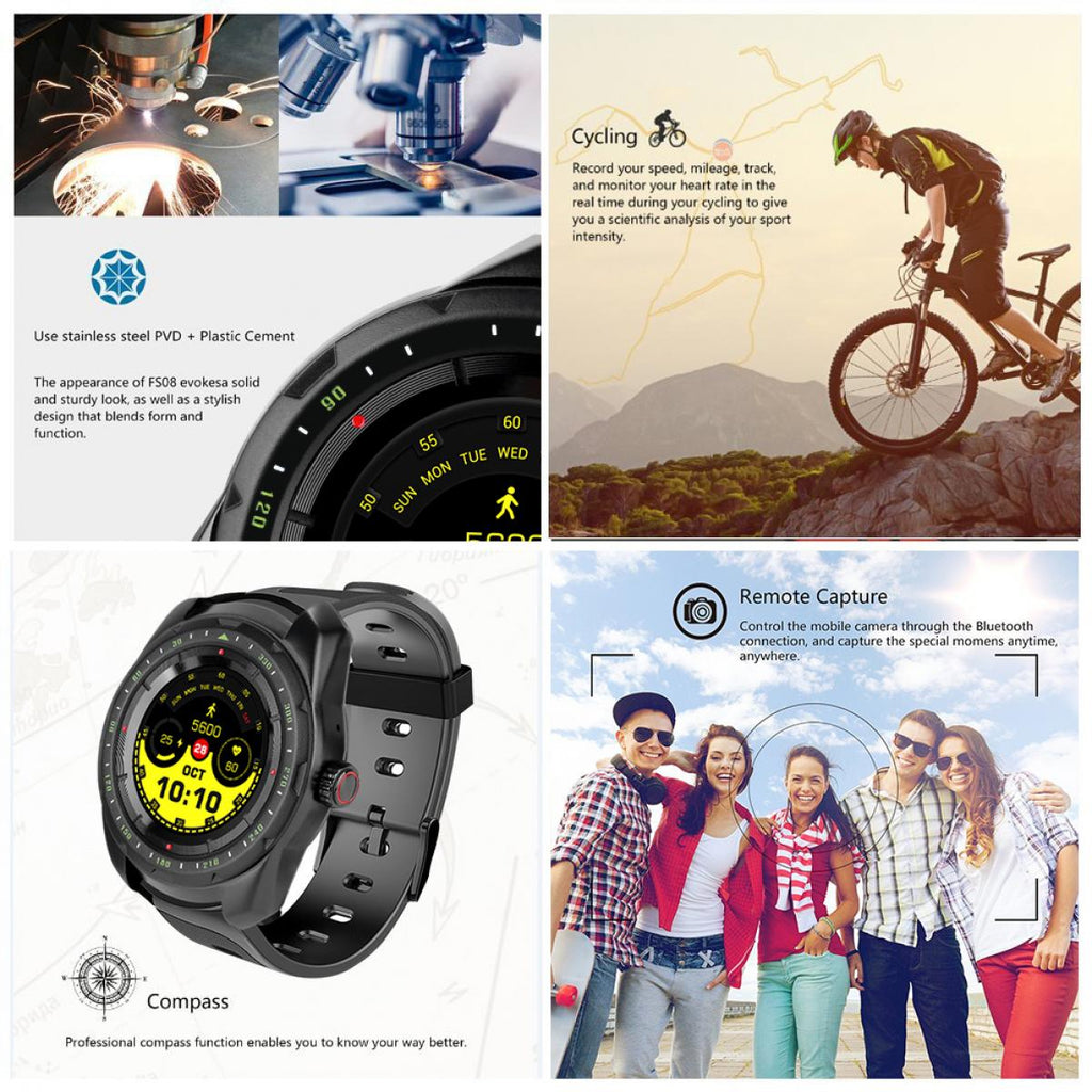 KENTFAITH 01A00123B Kingwear KW01 Smartwatch IP68 Waterproof