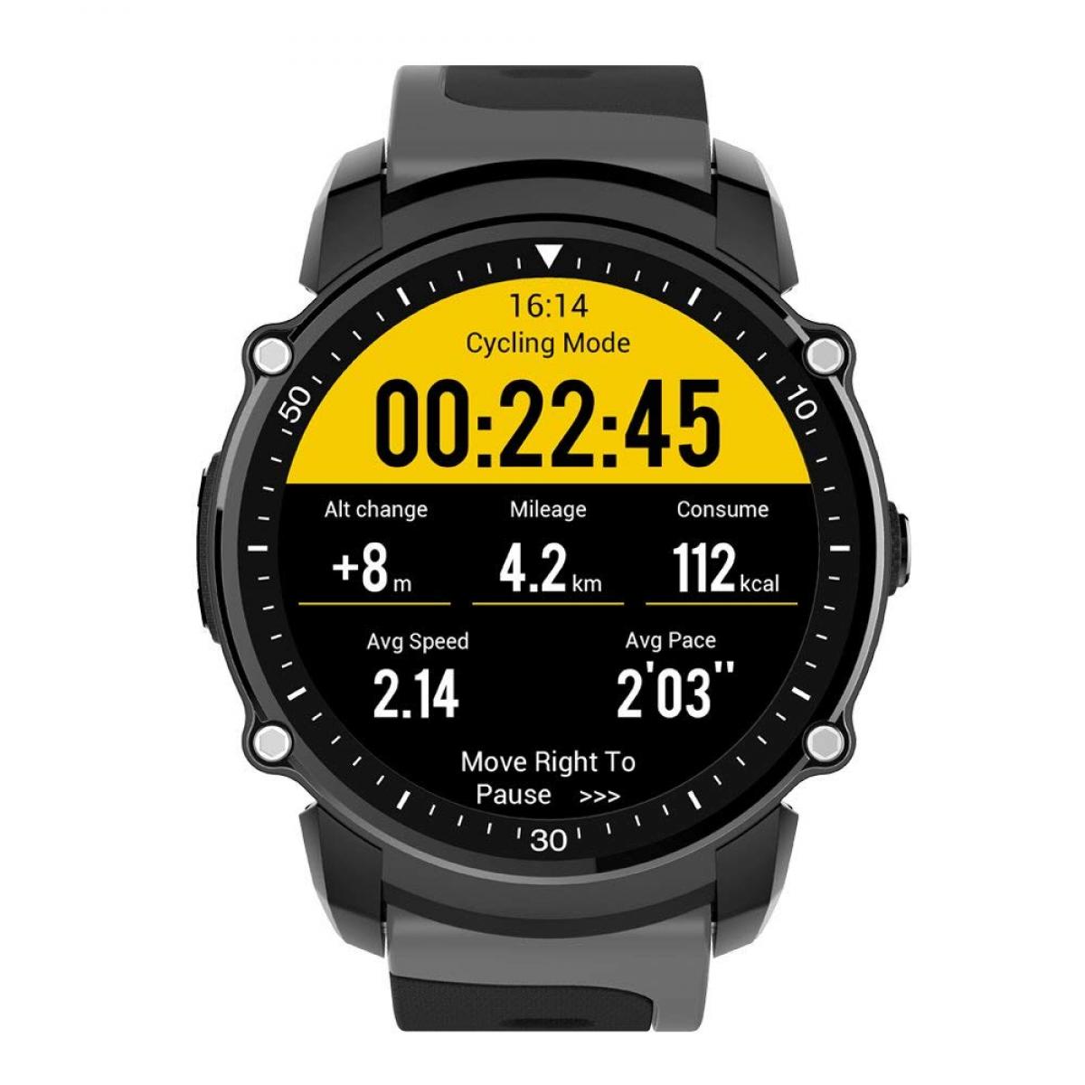 Kingwear 01A00238H FS08 Smartwatch GPS Sportswatch Gray