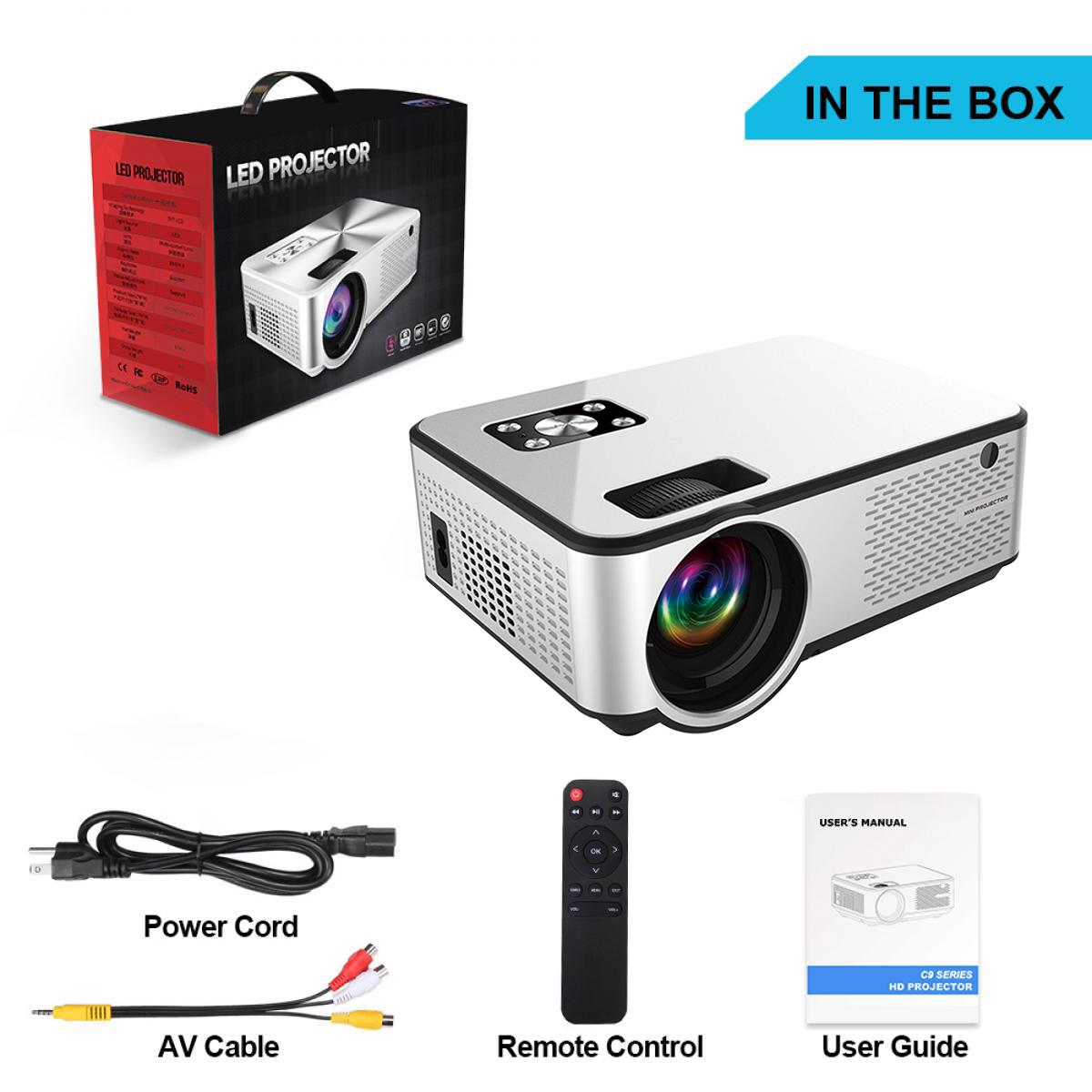 KENTFAITH GW49.0003UK C9 1080p Full HD WiFi Projector