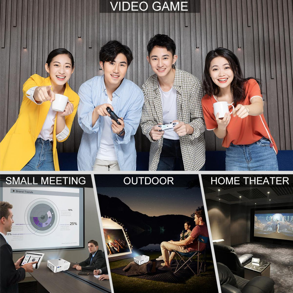 KENTFAITH GW49.0003UK C9 1080p Full HD WiFi Projector