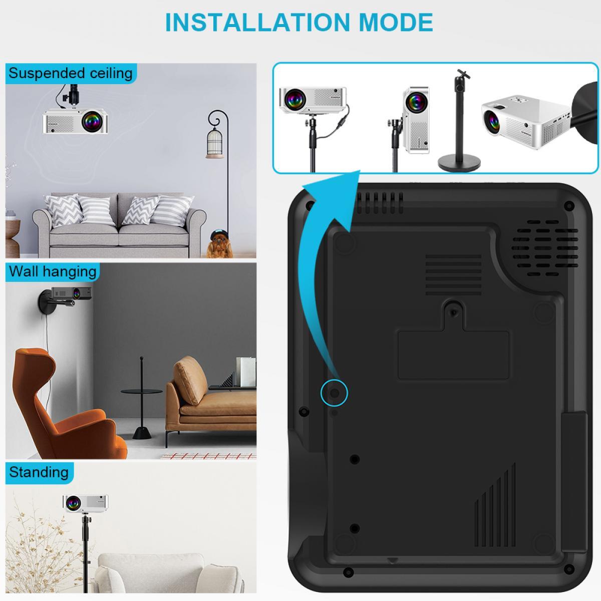 KENTFAITH GW49.0003UK C9 1080p Full HD WiFi Projector