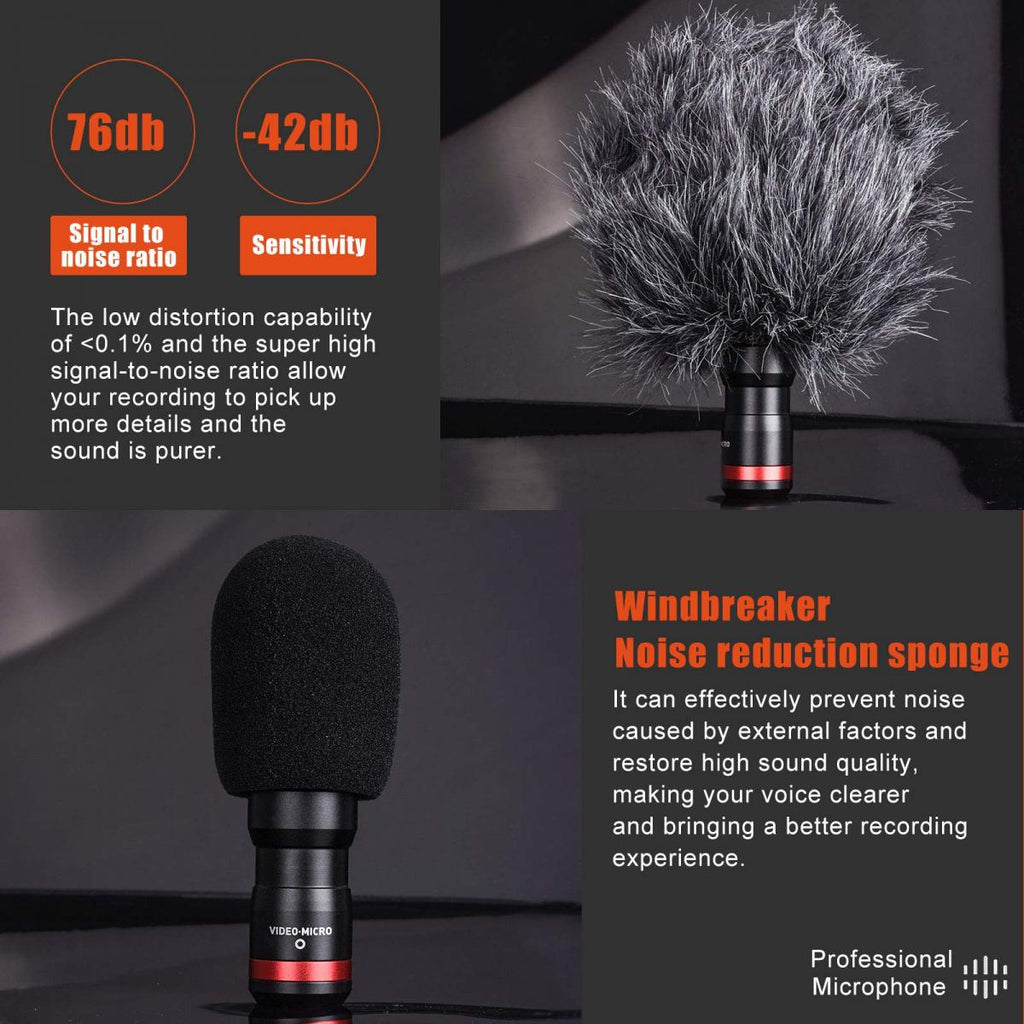 K&F Concept KF10.026 Universal Shotgun Video Microphone