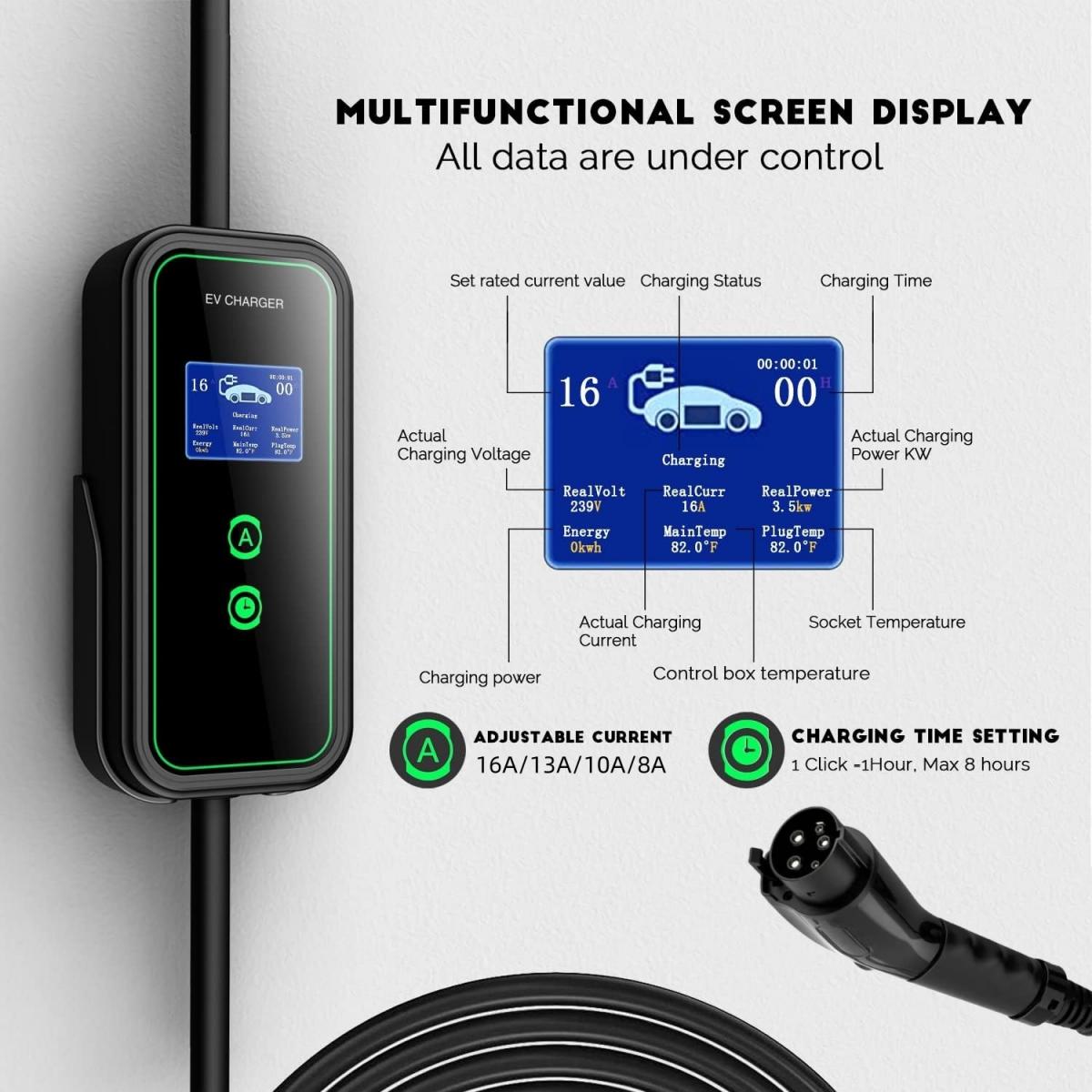 KENTFAITH GW31.0048 EV16A01US Level 2 EV Charger