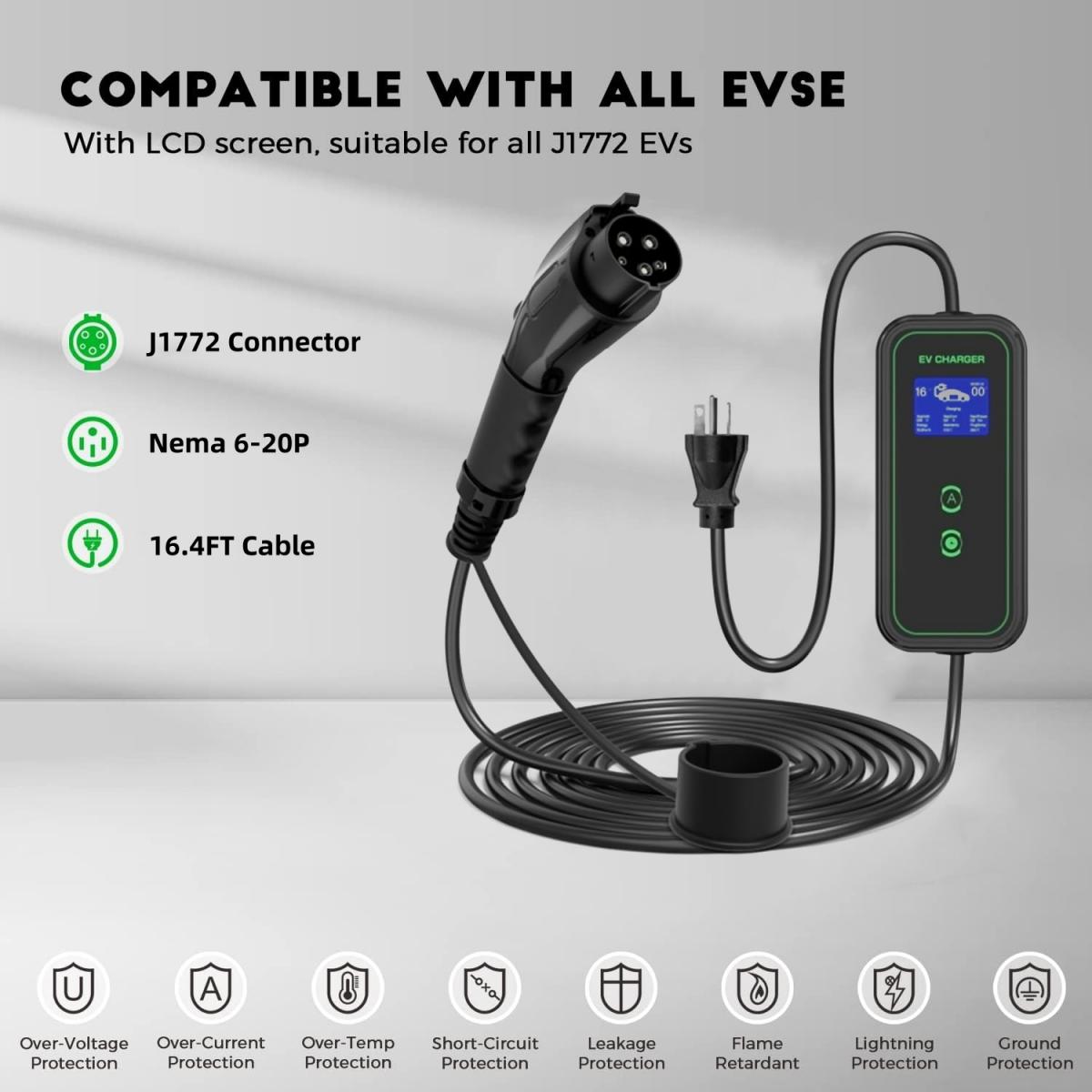 KENTFAITH GW31.0048 EV16A01US Level 2 EV Charger