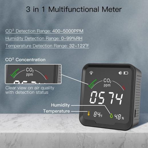 KENTFAITH GW40.0005 PTH-9CW Smart CO2 Detector