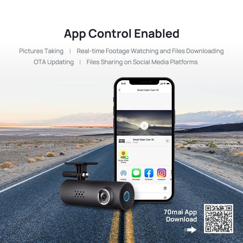 KENTFAITH GW41.0052 1080P Smart Car Dash Cam