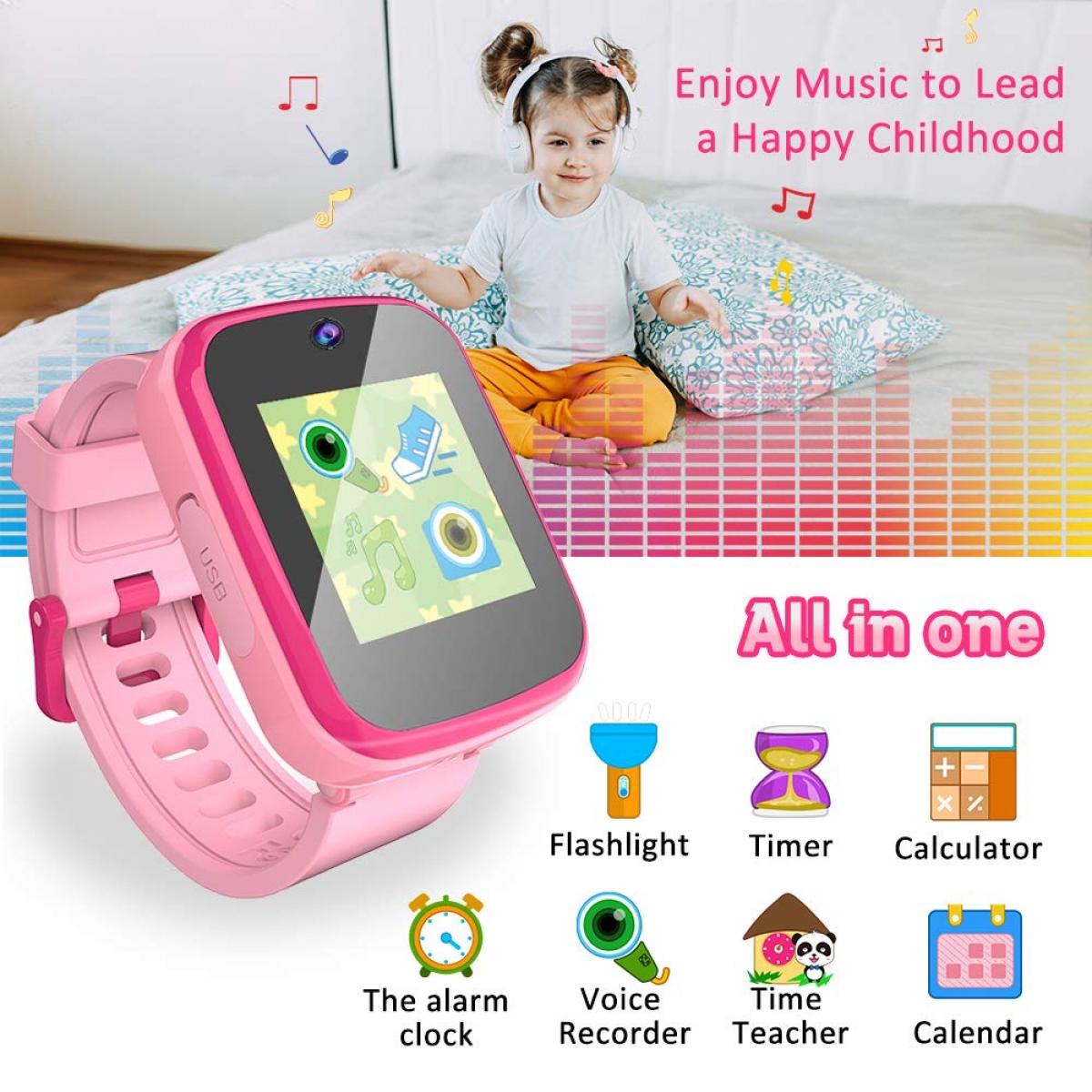 KENTFAITH GW59.0156 Y90 Kids Smart Watch Pink