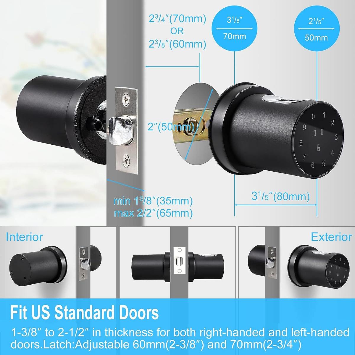 KENTFAITH GW60.0036 Q1 Fingerprint Smart Door Lock