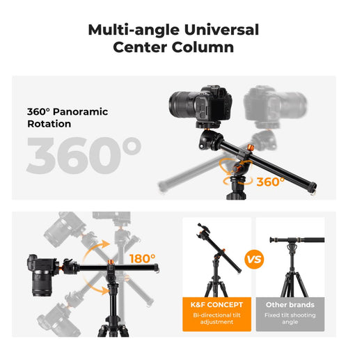 K&F Concept KF09.101V6 Camera Tripod with Ball Head