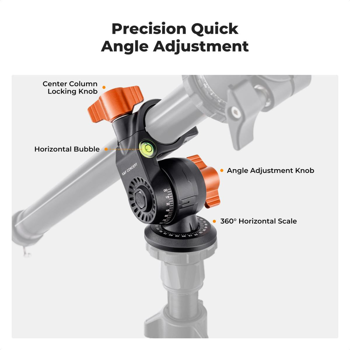 K&F Concept KF09.101V6 Camera Tripod with Ball Head