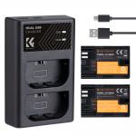 K&F Concept KF28.0033S1 LP-E6NH Battery with Type-C Fast Charging