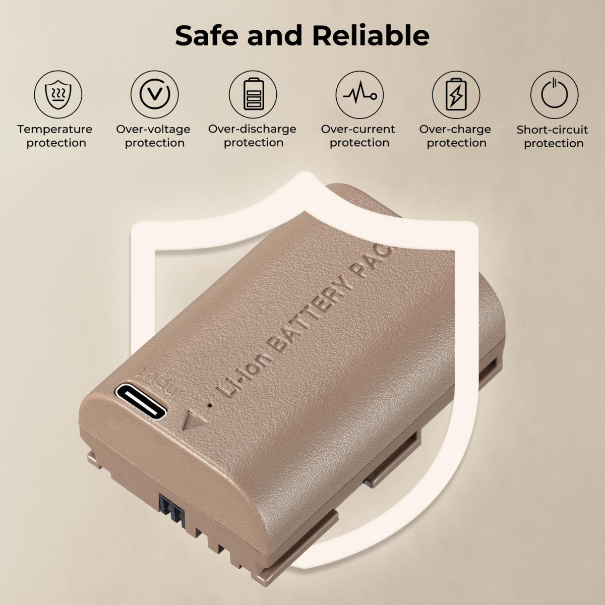 K&F Concept KF28.0022 LP-E6NH Camera Battery