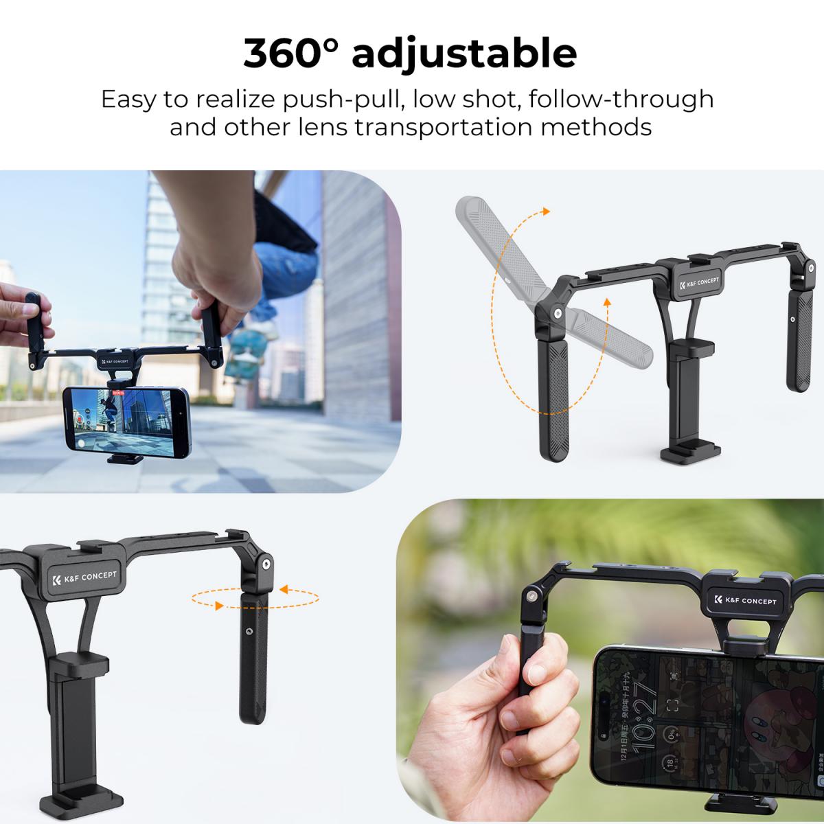 K&F Concept KF31.092 Foldable Smartphone Video Rig