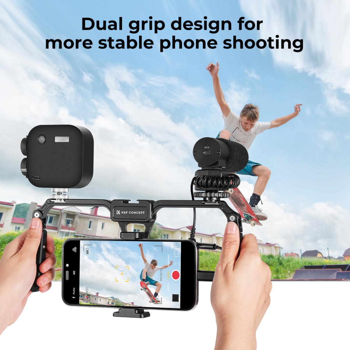 K&F Concept KF31.092 Foldable Smartphone Video Rig