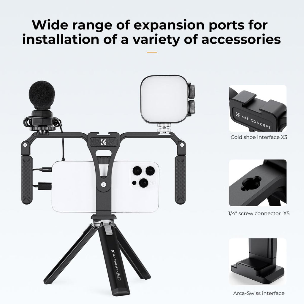 K&F Concept KF31.092 Foldable Smartphone Video Rig