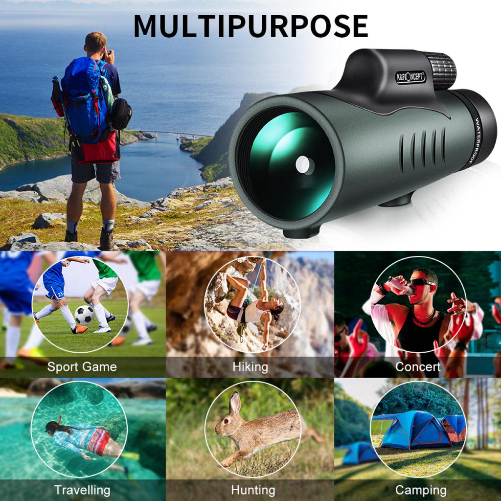 K&F Concept KF33.008 12X50 BAK4 Monocular Telescope