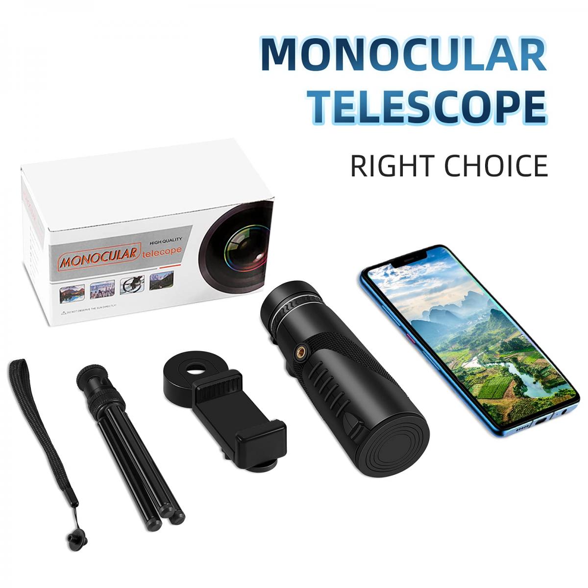 KENTFAITH KF33.044 12x50 Waterproof Monocular Telescope