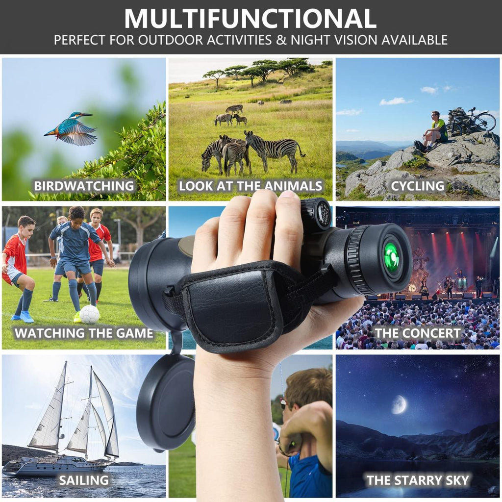 KENTFAITH KF33.050 10-30x50 HD Zoom Monocular Telescope