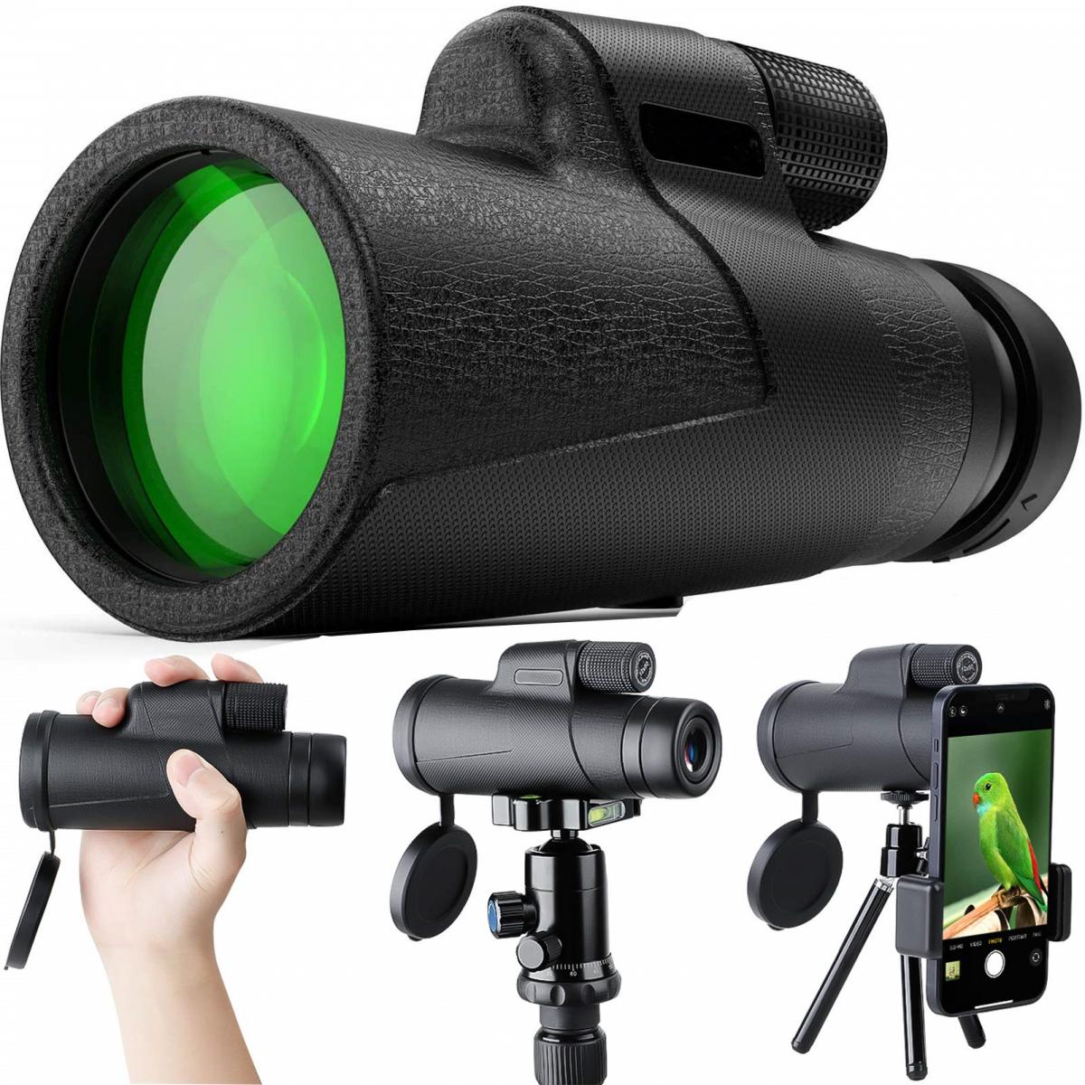 KENTFAITH KF33.054 12x50 High Power Monocular with Tripod