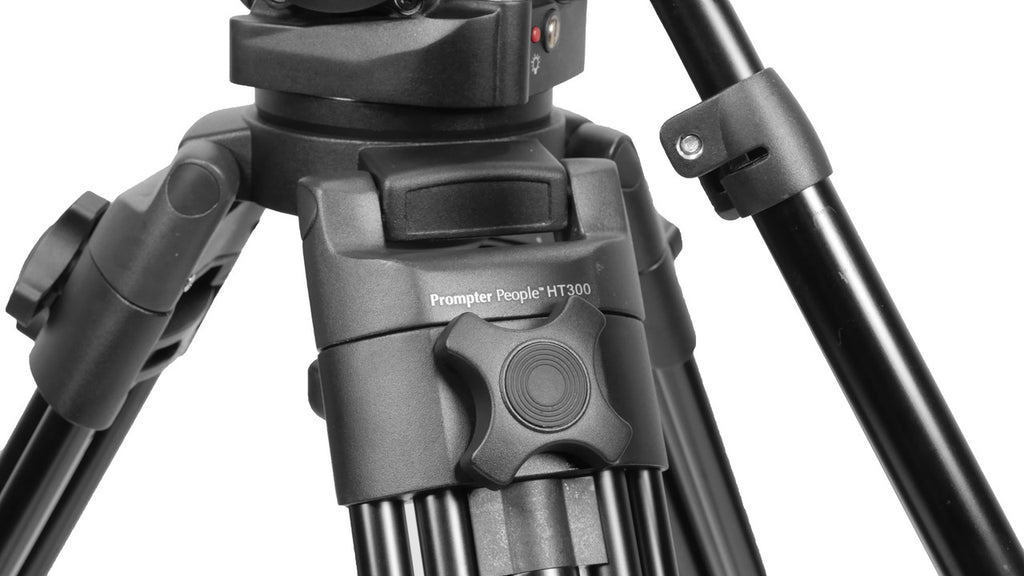 Prompter People HD-300 Heavy Duty Fluid Head Tripod 30lb