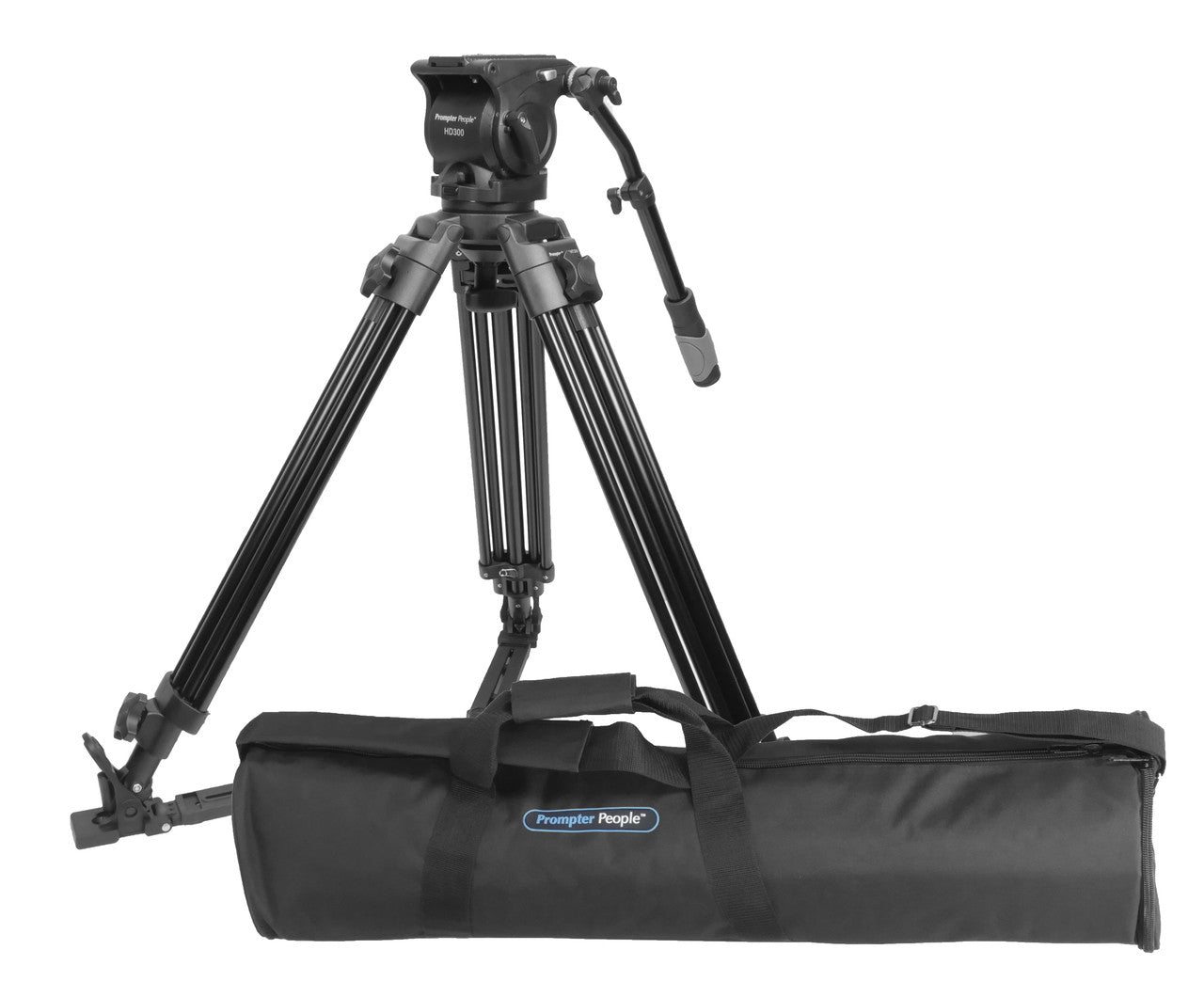 Prompter People HD-300 Heavy Duty Fluid Head Tripod 30lb