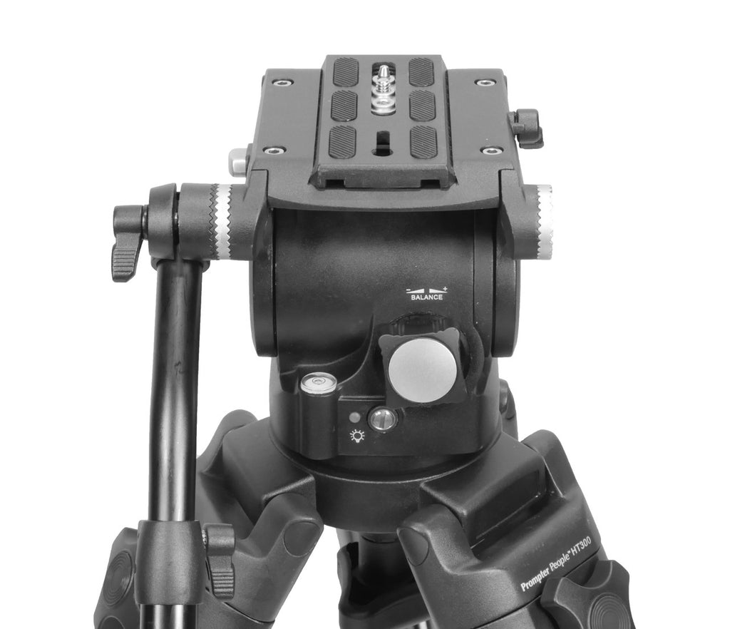 Prompter People HD-300 Heavy Duty Fluid Head Tripod 30lb